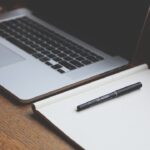 computer and notebook; Best tips for working from home